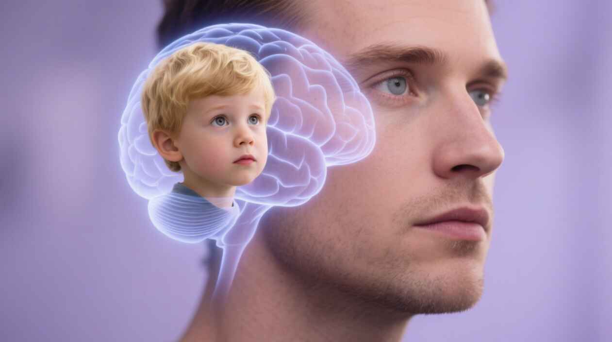 Mental Age VS Physiological Age, Created with AI